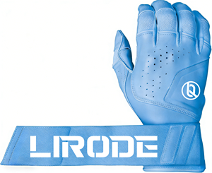 Gants de baseball et de softball Infinite Powerstrap avec trous respirants, en cuir de qualité supérieure, à manchette longue, pour adultes et jeunes - Product Image 1