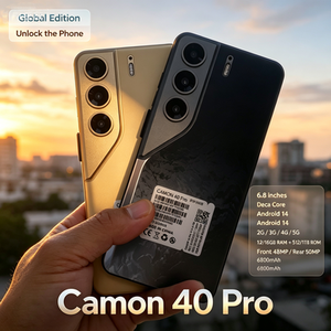 hot sale New 5G Smartphone Spanish Android 14.0 Cheap CAMON 40 Pro Original TECHNO - Product Image 6