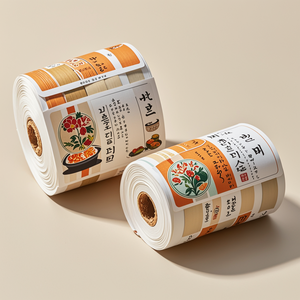 Adesivi impermeabili per cucina <span class=keywords><strong>coreana</strong></span> etichette per casa ristoranti cucina caffetterie condimento cibo - Product Image 3