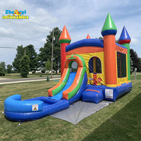 Nouvelle conception de château gonflable extérieur en PVC pour enfants, idéal pour l'extérieur et les jeux aquatiques