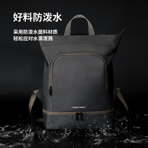 Lehuo Travel Swim And Gym <b>Bag</b> Waterproof Dry Wet Separation Backpack <b>Large</b> Capacity <b>Beach</b> Sports Storage <b>Bag</b> - Product Image 4