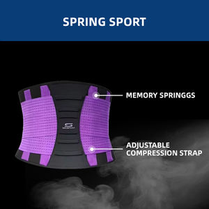 Cintura da allenamento in vita personalizzata all'ingrosso con supporto vita alta qualità per cintura lombare - Product Image 3