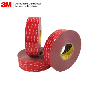 เทปกาวอะคริลิคโฟมติดตั้งป้ายกลางแจ้ง 3M GPL-110 แบบกำหนดเอง ตั<span class=keywords><strong>ด</strong></span>ไดคัท สองหน้า สีแดง กันน้ำ ทนความร้อน - Product Image 2