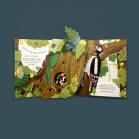 Chine prix d'usine Pop Up livre papier d'impression à colorier personnalisé 3D services d'impression d'édition de livres pour enfants