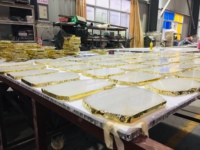 Plateau en pierre précieuse naturelle, panneau de fromage en Agate de Quartz Rose, personnalisé
