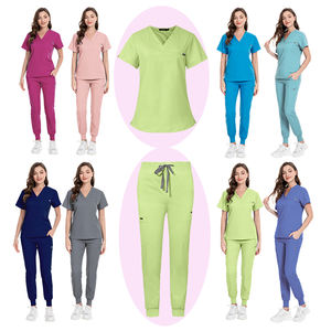 Nueva moda Hospital más tamaño Médico Quirúrgico uniformes conjuntos venta al por mayor Spa uniforme médico enfermera uniformes conjuntos - Product Image 6
