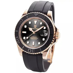 PAGANI DESIGN 1651 Luxury NH35 Men Mechanical Wristwatch Stainless Steel Automatic Sapphire Glass reloj hombre deportivo