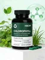 Capsules de chlorophylle OEM : Détoxifie, nettoie et favorise la santé intestinale, soutient la perte de poids et la détoxification
