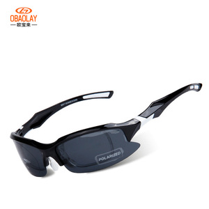 Lunettes de soleil polarisées OBAOLAY pour hommes, UV400, monture intégrale, sport, cyclisme, pêche - Product Image 2