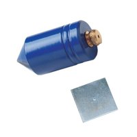 AUSONIA Plomo de Albañil de 500 Gramos, Herramienta de Plomado, Grado DIY, Modelo 46085, 1 Año de Garantía, Excelente Calidad, Kit Métrico