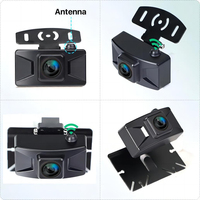 Caméra de recul sans fil pour plaque d'immatriculation avec moniteur de voiture 4,3 pouces, écran pliable, vision nocturne, étanche, 12 V pour voiture, SUV, camping-car, fourgonnette