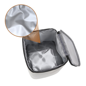 Bolsa de Viaje para Mascotas de Doble Capa para <span class=keywords><strong>Perros</strong></span> <span class=keywords><strong>con</strong></span> 2 Contenedores de Comida Extra Grandes, Organizador de Bolsillos Múltiples para Organizar Artículos para <span class=keywords><strong>Perros</strong></span> - Product Image 6
