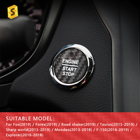 ES Accessoires auto Ford Push Start Bouton Pour FOCUS Escort Everest Bord Mondeo EcoBoost F-150 Explorer