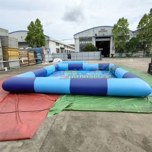 Piscina inflable cuadrada grande para exteriores, hermética, con bomba de aire para niños - Product Image 3