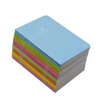 Carnet de notes miniature A6 personnalisé, mignon, portable, pratique, reliure à agrafes, lignes de 7 mm, carnet d'exercices