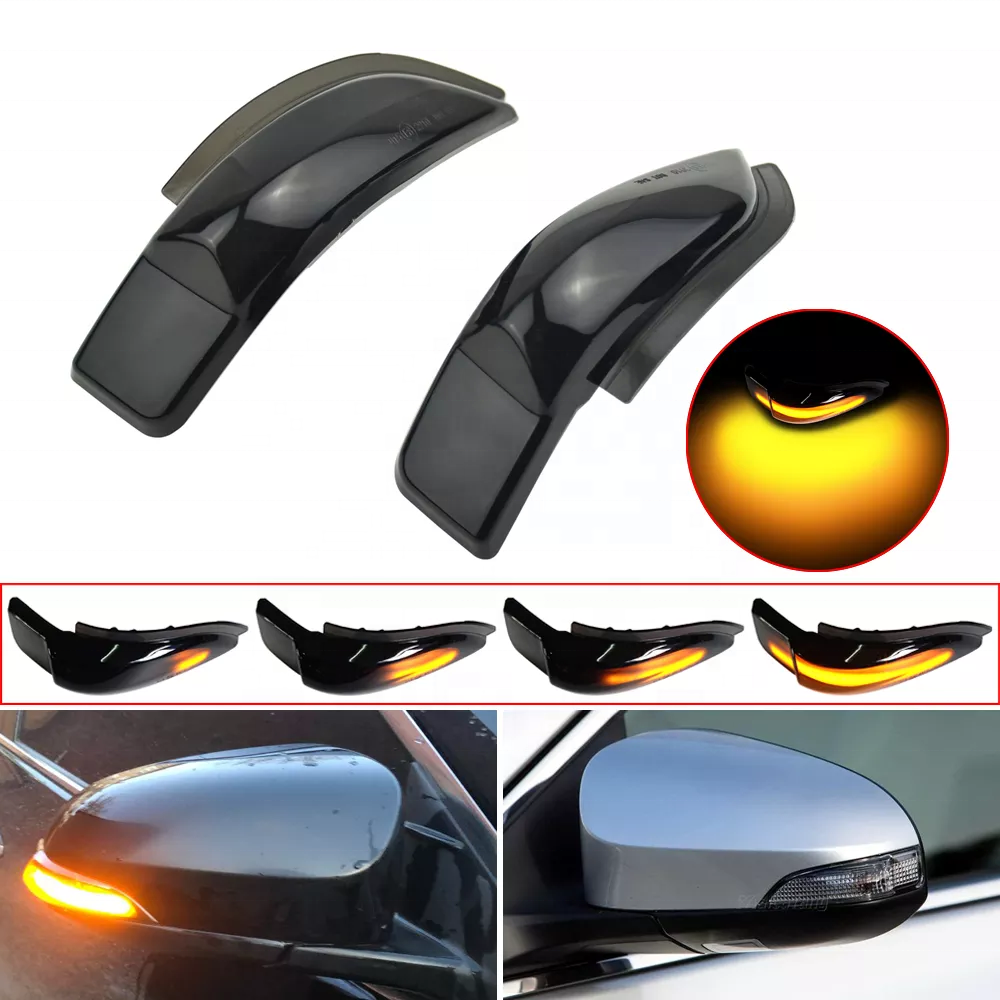 Chrome Mirror Covers With Turn Signal For Toyota Camry, Corolla, Yaris, Avalon, Venza