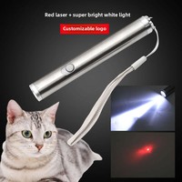 Tongkat Laser Inframerah Multifungsi untuk Hewan Peliharaan, Mainan Tongkat Kucing Ramah Lingkungan, Kotak Edukasi Baru