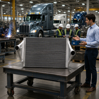 Intercooler de camion de haute qualité OEM BHTD3532 D3532 pour FREIGHTLINER – Compatible avec les modèles CENTURY, COLUMBIA et M2 – Taille du cœur 652*935MM