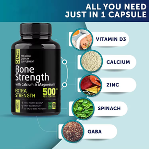 OEM Private Label Healthcare integratore di resistenza ossea capsule con calcio magnesio <span class=keywords><strong>D3</strong></span> K2 vitamine - Product Image 2