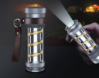 Lanterne de camping LED COB rechargeable, étanche IP44, 2000mAh, 18650, lumière de tente portable, projecteur XPG, intensité réglable, chargement de type C