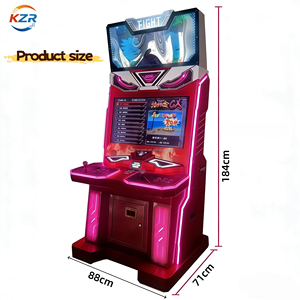 Máquina de Juegos Arcade Nostálgica para Dos Jugadores, King Fighters, Street Fighter, Consola de Juegos, Uso Comercial y Doméstico, Operada con Monedas, Grande - Product Image 2