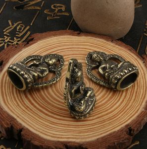 Pabrik Grosir Ca081 Koleksi Kuningan Tua Guanyin Tembaga Guanyin Bodhisattva, Patung Amitabha Buddha Barat Tiga Kerajinan Suci - Product Image 5