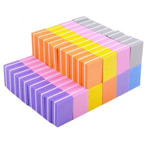 BIN Nail Supplies Mini Sponge Nail <strong>File</strong> Mix Color No Electric Nail Drill <strong>E</strong> <strong>File</strong> Small Block Sponge <strong>File</strong> - Product Image 2
