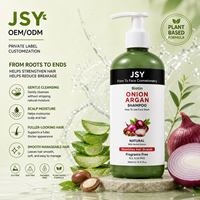 Sampo JSY Onion Argan Oil Biotin 500ml Perawatan Kulit Kepala yang Memperkuat dan Menutrisi, Rambut Halus, Berbahan Dasar Tumbuhan, Label Pribadi OEM ODM