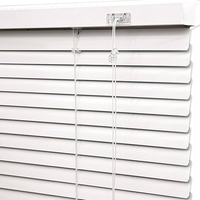 Persianas Venecianas de Imitación Madera PVC, Inalámbricas, Hechas a Medida, para Interiores, Oficina, Hogar, Dormitorio, Impermeables