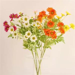 باقة من الزهور الأشياء الزخرفية خلفية الزفاف الزهور الاصطناعية ديكور الزفاف البابونج ديزي - Product Image 6