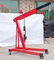 Mini grue hydraulique pliable de 2 tonnes et 3 tonnes pour le levage de moteurs, outils de levage lourds