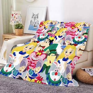 Nueva Manta de Felpa para Niñas con Diseño de la Princesa Alicia, Personalizada con Diseño de Anime y Dibujos Animados, Suave Manta de Franela - Product Image 5