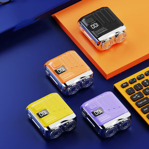 Mini <span class=keywords><strong>Rasoir</strong></span> à Barbe Puissant à Tête de Coupe Magnétique Amovible, Fonctionnant sur Piles pour Homme, pour la Maison et les Voyages R19 - Product Image 2