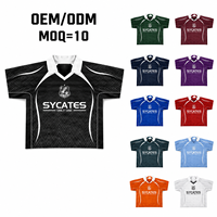 Kaos Polos Urban Streetwear Boxy Oversize Berbahan Mesh untuk Sublimasi Jersey Sepak Bola Kampus Pria