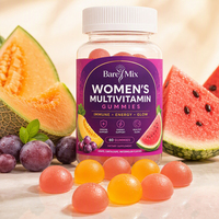 Prêt à expédier : Gummies multivitaminés pour femmes – Vitamines A, B, C, D, E, K – Compléments pour adultes – Soutien aux vitamines pour femmes