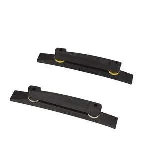 Puente de guitarra de jazz de madera de ébano para guitarra archtop, accesorios y piezas para guitarra de jazz - Product Image 4