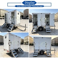 Promotion : Remorque WC Mobile 2 Postes à Essieu Unique avec Urinoir et Lavabo pour Événements Extérieurs et Chantiers de Construction