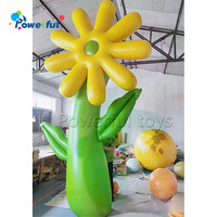 Modèles de fleurs gonflables personnalisées, ballon publicitaire gonflable, fleur géante gonflable pour scène de mariage
