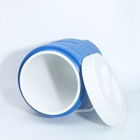 Seau à glace en plastique pour vin et bière, glacière isotherme portable pour fête, baril à glace
