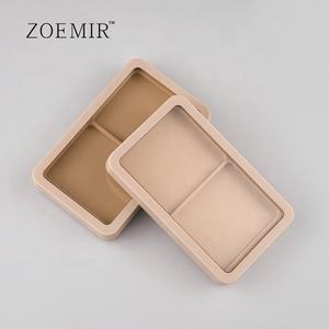 Palette d'ombres à paupières <span class=keywords><strong>marron</strong></span> 2 couleurs Palette d'ombres à paupières vide Logo personnalisé Palette de poudre à sourcils Fournisseur - Product Image 3