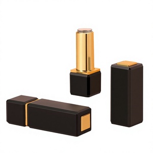 Tubo Quadrato Magnetico in ABS per Rossetto, Confezione da 38g, Tubo Vuoto per Balsamo Labbra con Bocca Piatta, Tappo Superiore da 121mm, Cosmetico - Product Image 2