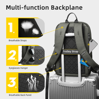 HEROIC KNIGHT Oxford Sac pour ordinateur portable de 15.6 pouces Sacs d'école antivol avec logo personnalisé Sacs à dos pour ordinateur portable professionnel