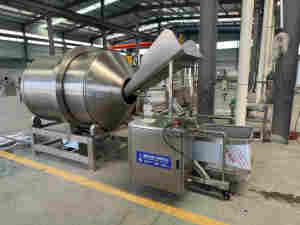 Paslanmaz çelik otomatik büyük gıda sınıfı gıda döner davul mikser makine et Blender - Product Image 3