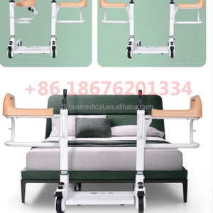 Elderly Disabled Bath Toilet <b>Commode</b> <b>Chair</b> Potty Stool Wheelchair With Seat Belt Double Safe Transfer Lift Transfer <b>Chair</b> - Product Image 4