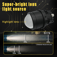 Projecteur antibrouillard Bi-LED 3 pouces, tricolore 3000K 4300K 6000K, avec lentille de projecteur Bi 3 pouces et contrôle par application