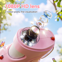 Microscope numérique pour enfants avec écran IPS de 2,4 pouces, grossissement 1000X, 1080P HD, portable pour enfants