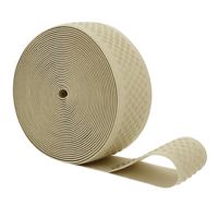 Bande adhésive en silicone élastique de 1 pouce à pois antidérapante pour couture, vêtements, ruban extensible, sangles