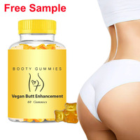 Gummies Naturelles Végétaliennes pour l'Amélioration et le Rehaussement des Fesses, Booster Naturel pour des Fesses plus Grosses