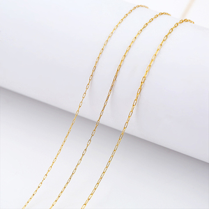 Cadena de Eslabones Pequeños de Acero Inoxidable a Bajo Precio, Cadena de Eslabones Diminutos para Fabricación de Joyería, Cadenas por Metro, Venta por Rollo - Product Image 6