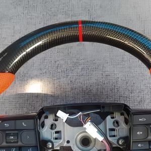 Volante de estilo deportivo, piezas de automóvil para Toyota Camry Avalon Land Cruiser, volante de fibra de carbono - Product Image 6